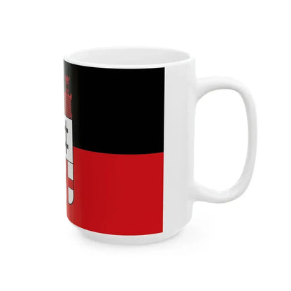 Flag of Merzig (Germany) White Coffee Mug - Go Mug Yourself