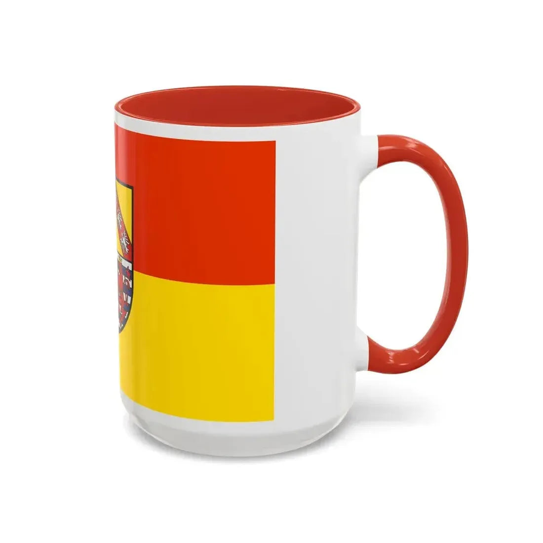 Flag of Merzig Wadern Germany - Accent Coffee Mug - Go Mug Yourself