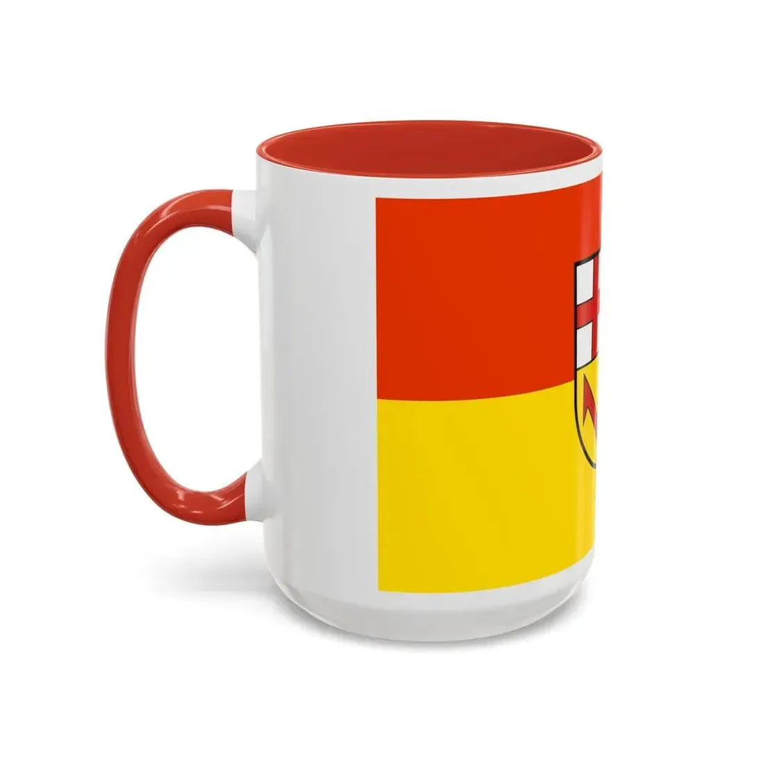 Flag of Merzig Wadern Germany - Accent Coffee Mug - Go Mug Yourself