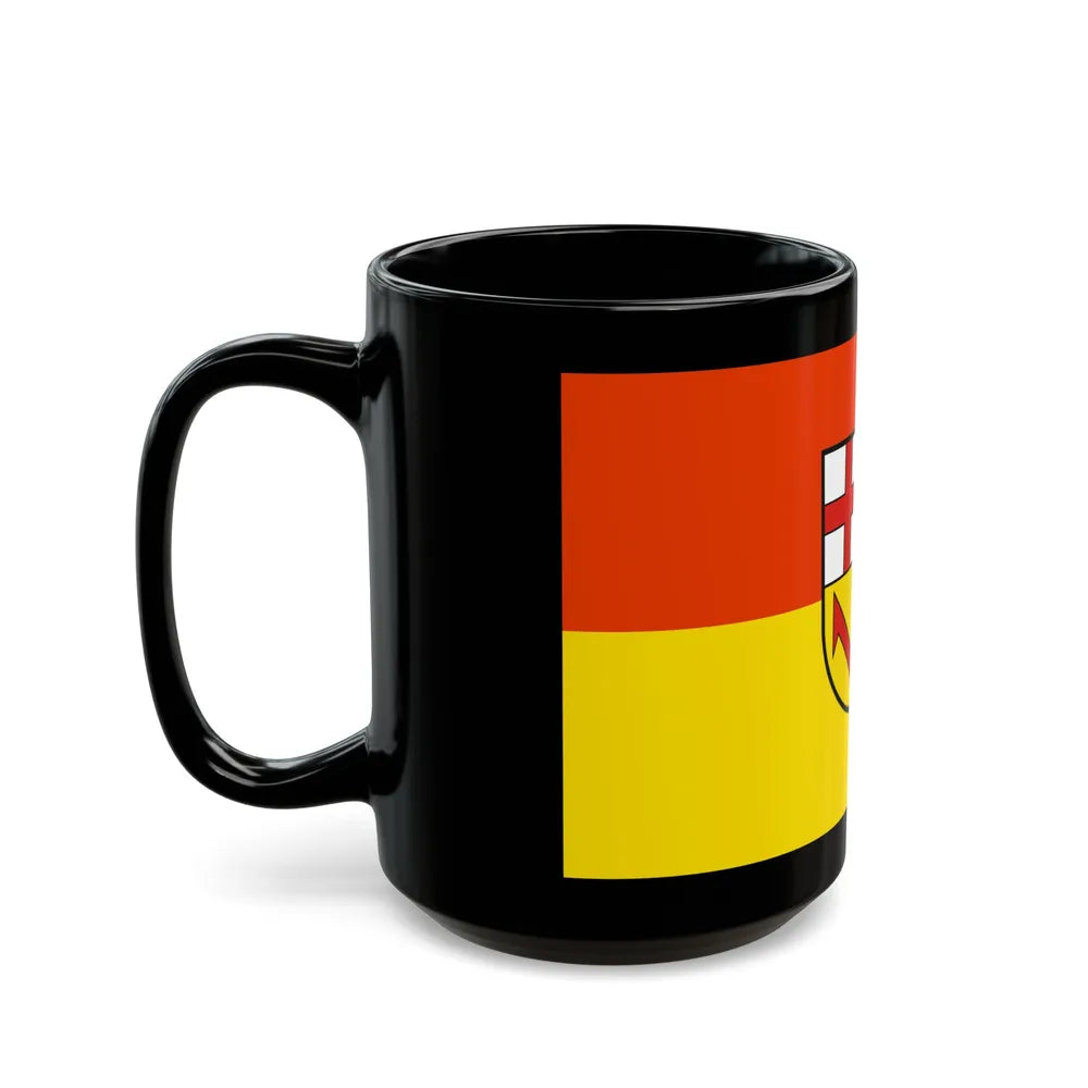 Flag of Merzig Wadern Germany - Black Coffee Mug-Go Mug Yourself