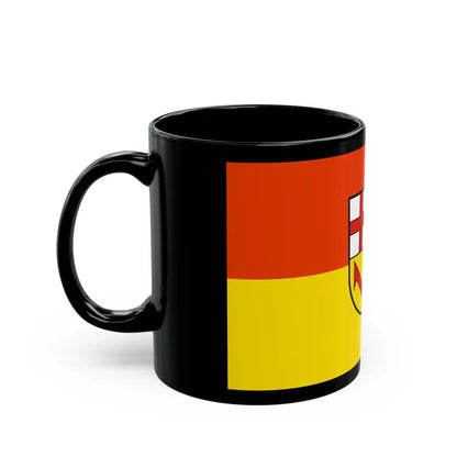 Flag of Merzig Wadern Germany - Black Coffee Mug-Go Mug Yourself