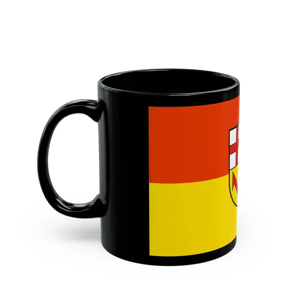 Flag of Merzig Wadern Germany - Black Coffee Mug - Go Mug Yourself