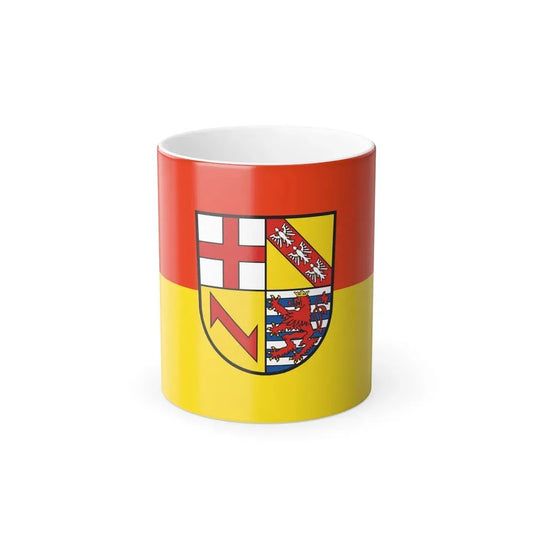 Flag of Merzig Wadern Germany - Color Changing Coffee Mug 11oz - Go Mug Yourself