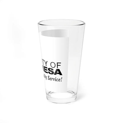Flag of Mesa Arizona 2005 (United States) Pint Glass 16oz - Go Mug Yourself