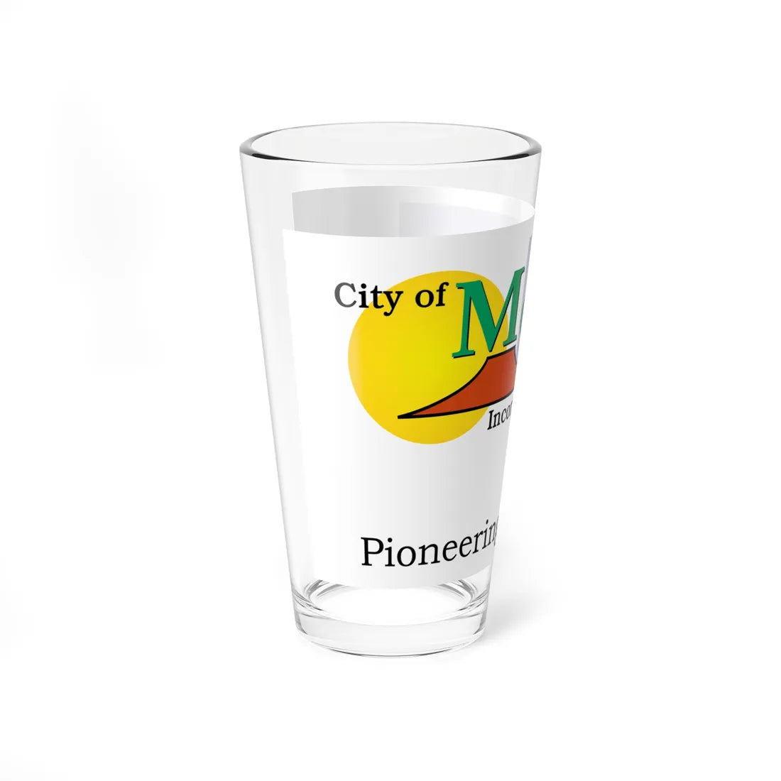 Flag of Mesquite Nevada (United States) Pint Glass 16oz - Go Mug Yourself