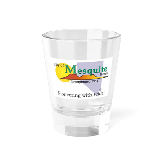 Flag of Mesquite Nevada (United States) Shot Glass 1.5oz 1.5oz - Go Mug Yourself