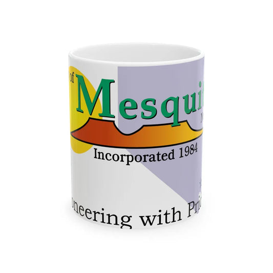 Flag of Mesquite Nevada (United States) White Coffee Mug 11oz - Go Mug Yourself