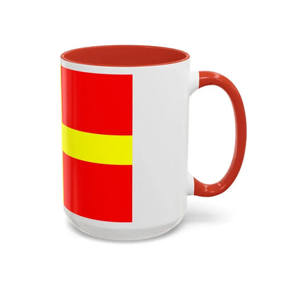 Flag of Messina Italy - Accent Coffee Mug - Go Mug Yourself