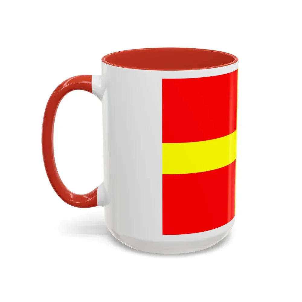 Flag of Messina Italy - Accent Coffee Mug - Go Mug Yourself