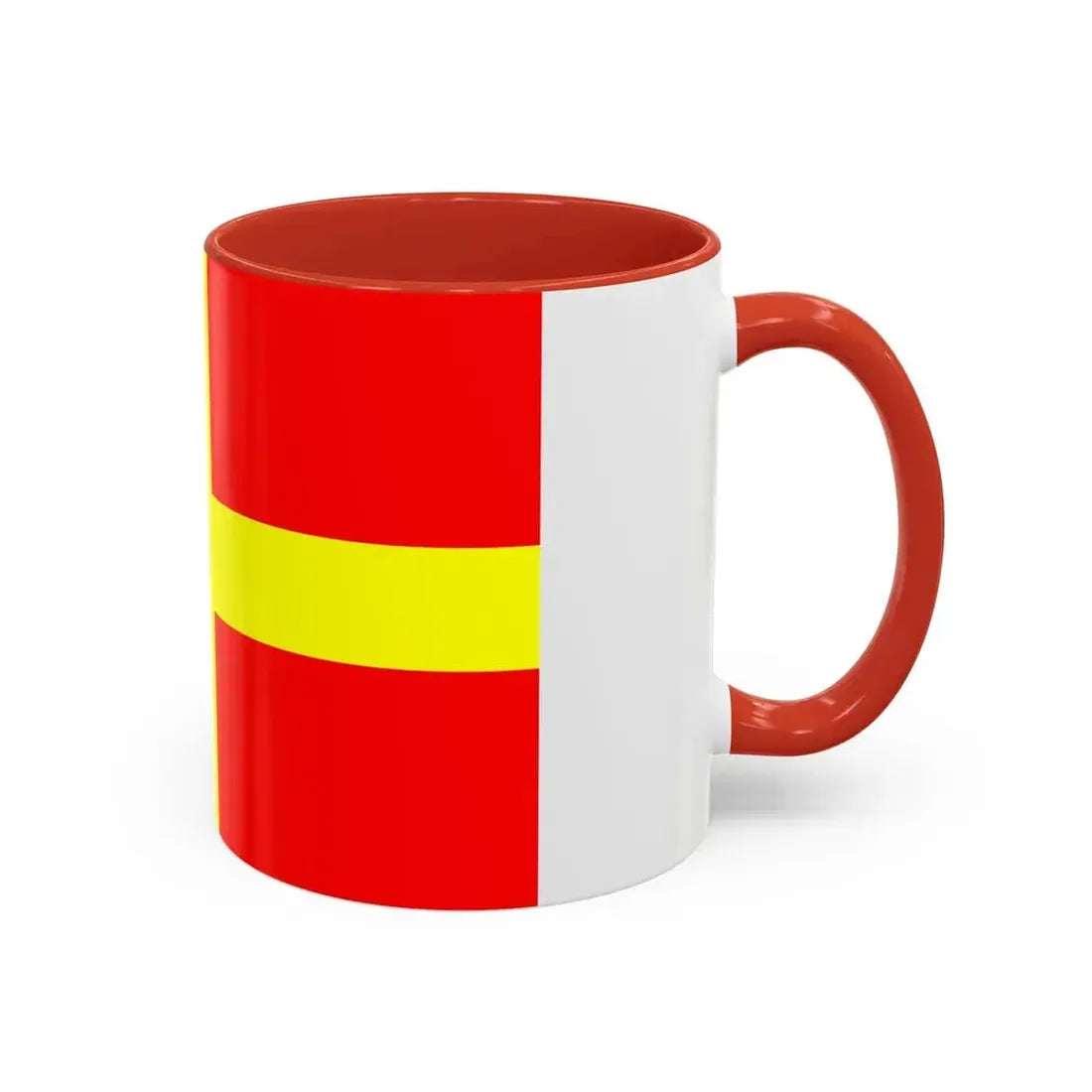 Flag of Messina Italy - Accent Coffee Mug - Go Mug Yourself