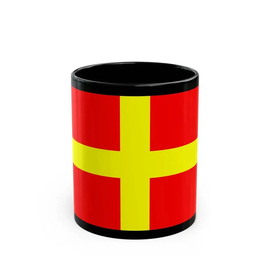 Flag of Messina Italy - Black Coffee Mug 11oz - Go Mug Yourself
