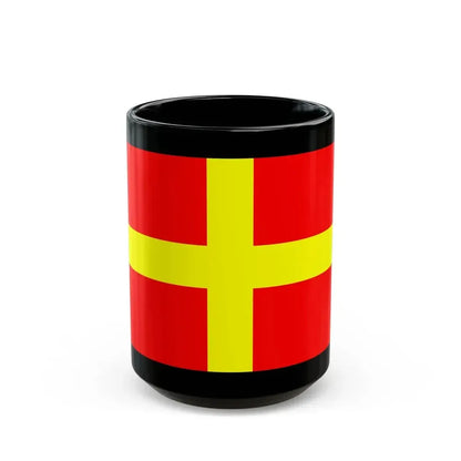 Flag of Messina Italy - Black Coffee Mug 15oz - Go Mug Yourself