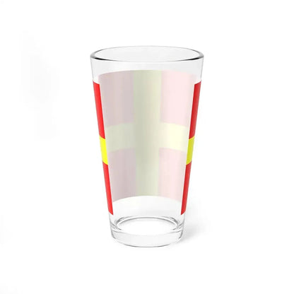 Flag of Messina Italy - Pint Glass 16oz - Go Mug Yourself