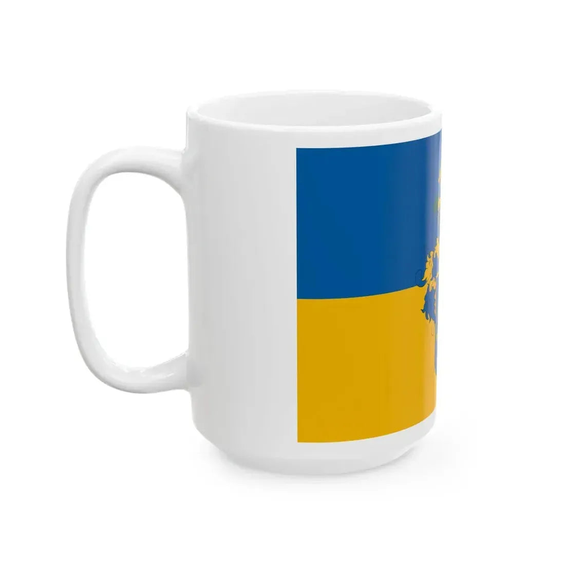 Flag of Meszlen (Hungary) White Coffee Mug - Go Mug Yourself