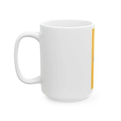 Flag of Meszlen vertical (Hungary) White Coffee Mug - Go Mug Yourself