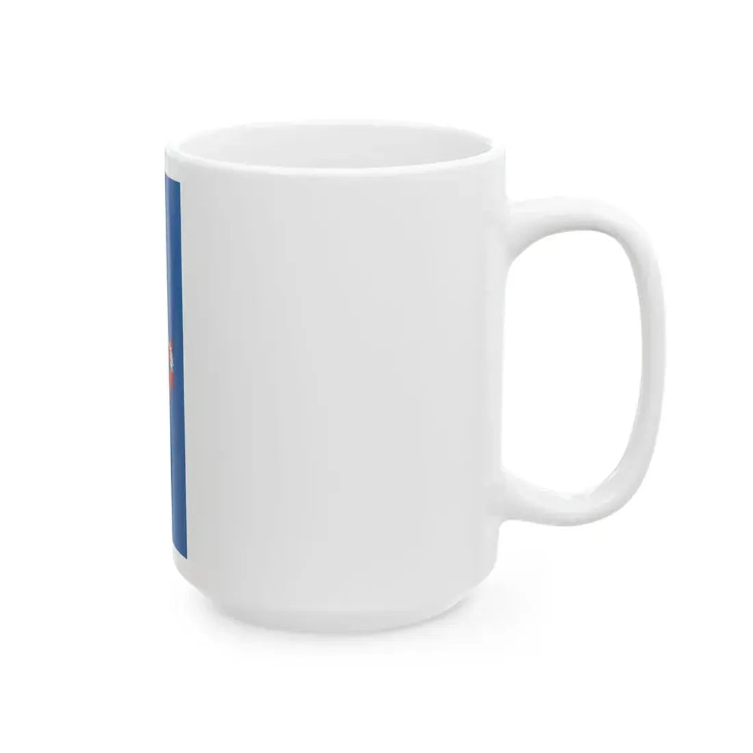 Flag of Meszlen vertical (Hungary) White Coffee Mug - Go Mug Yourself