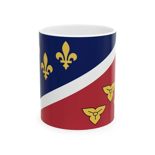Flag of Metairie Louisiana (United States) White Coffee Mug 11oz - Go Mug Yourself