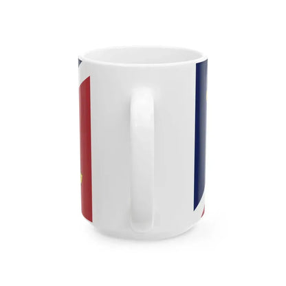 Flag of Metairie Louisiana (United States) White Coffee Mug - Go Mug Yourself
