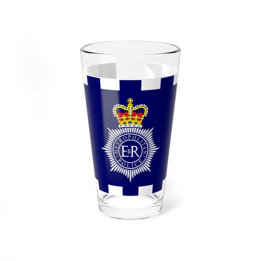 Flag of Metropolitan Police (United Kingdom) Pint Glass 16oz 16oz - Go Mug Yourself