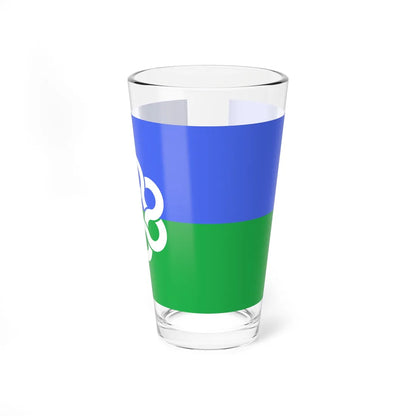 Flag of Metropolitan Toronto Canada 1954-1998 (Canada) Pint Glass 16oz 16oz - Go Mug Yourself