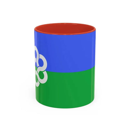 Flag of Metropolitan Toronto Canada - Accent Coffee Mug 11oz Red - Go Mug Yourself