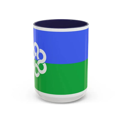 Flag of Metropolitan Toronto Canada - Accent Coffee Mug 15oz Navy - Go Mug Yourself
