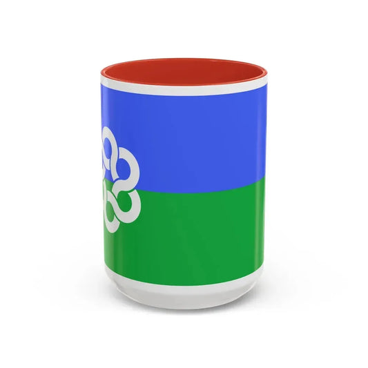 Flag of Metropolitan Toronto Canada - Accent Coffee Mug 15oz Red - Go Mug Yourself