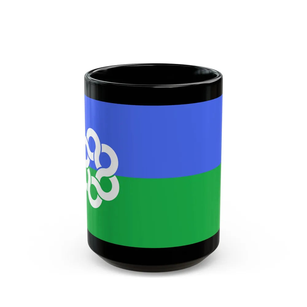 Flag of Metropolitan Toronto Canada - Black Coffee Mug-15oz-Go Mug Yourself