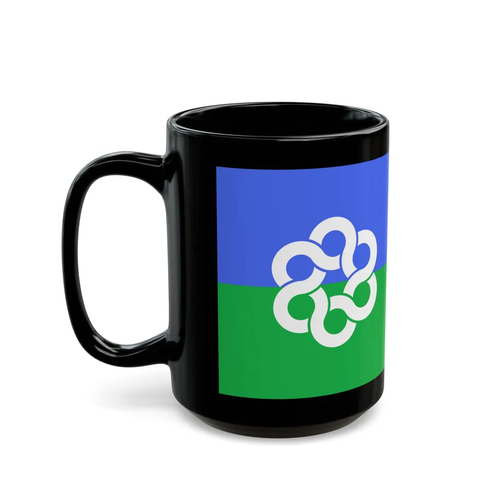 Flag of Metropolitan Toronto Canada - Black Coffee Mug-Go Mug Yourself