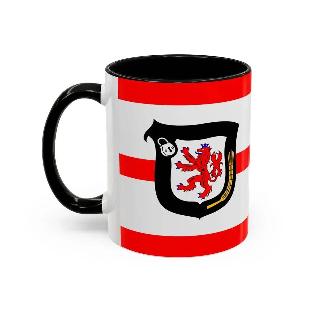 Flag of Mettmann Germany - Accent Coffee Mug - Go Mug Yourself