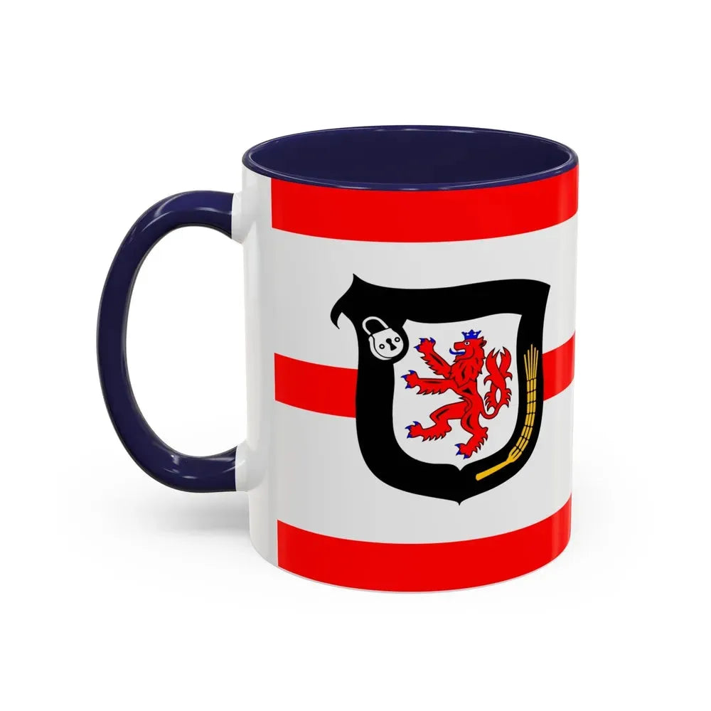 Flag of Mettmann Germany - Accent Coffee Mug - Go Mug Yourself