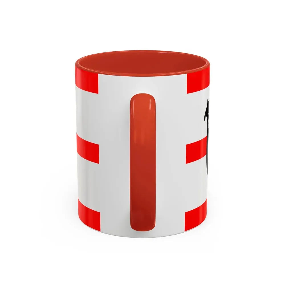 Flag of Mettmann Germany - Accent Coffee Mug - Go Mug Yourself