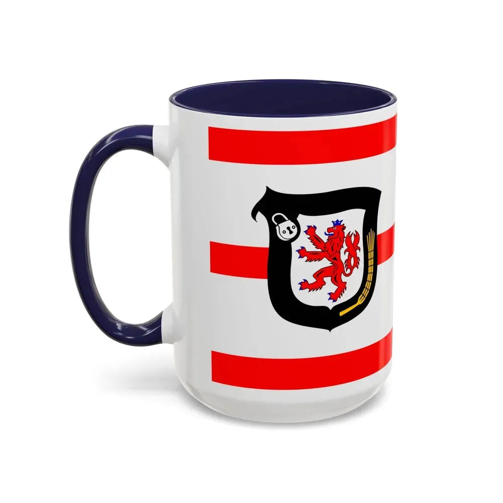 Flag of Mettmann Germany - Accent Coffee Mug - Go Mug Yourself