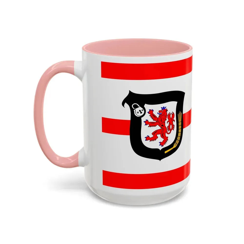 Flag of Mettmann Germany - Accent Coffee Mug - Go Mug Yourself
