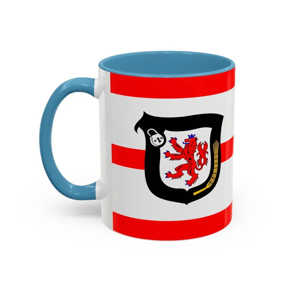Flag of Mettmann Germany - Accent Coffee Mug - Go Mug Yourself