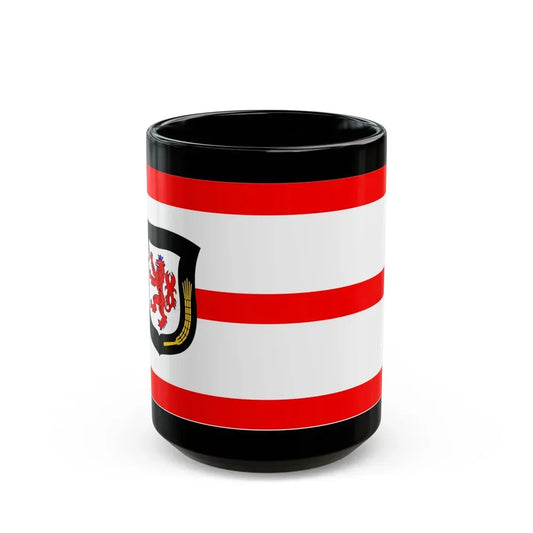 Flag of Mettmann Germany - Black Coffee Mug 15oz - Go Mug Yourself