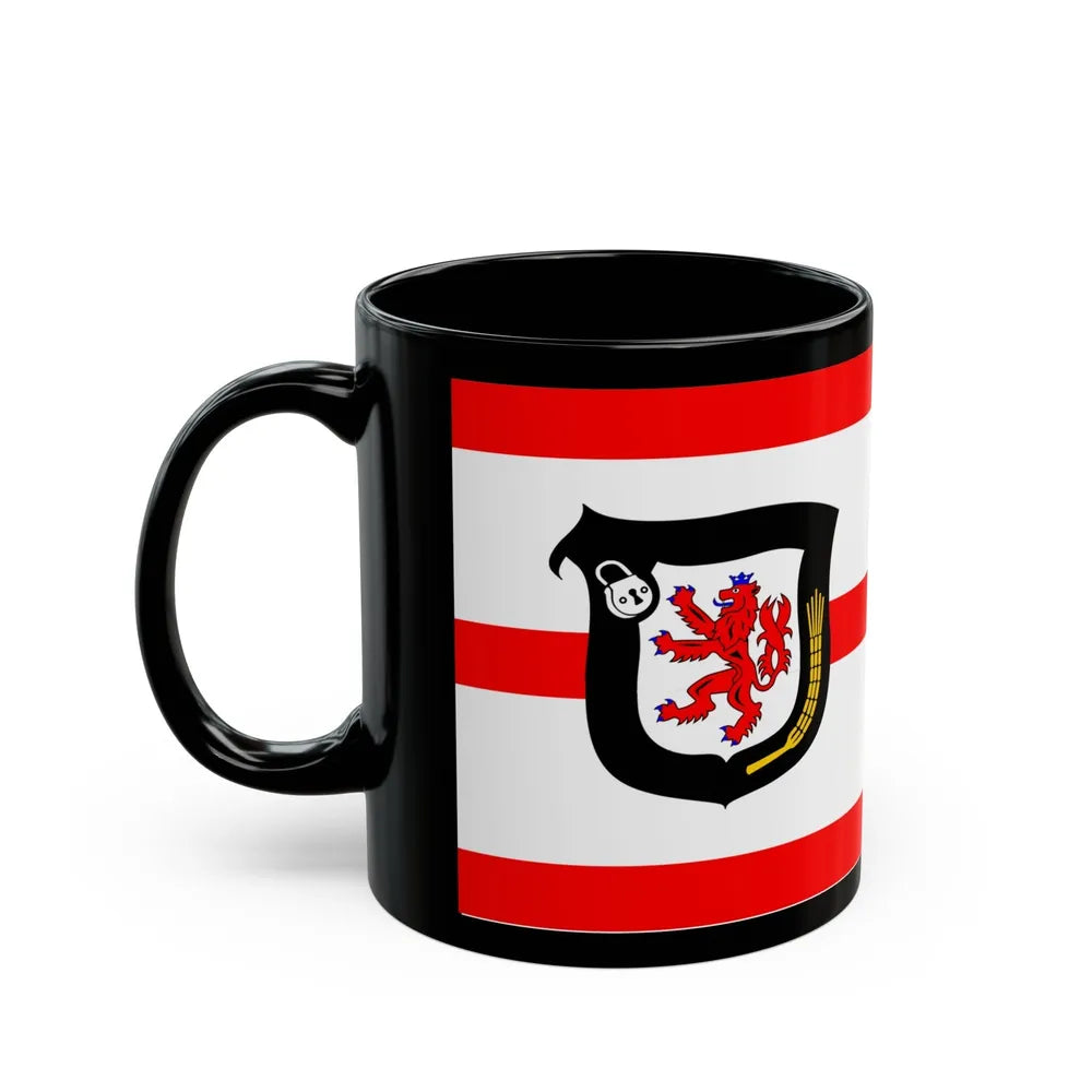 Flag of Mettmann Germany - Black Coffee Mug-Go Mug Yourself