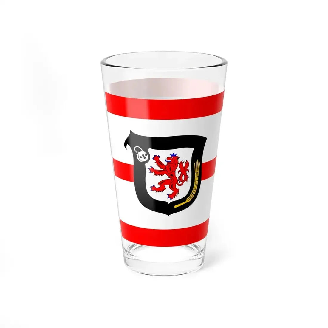 Flag of Mettmann Germany - Pint Glass 16oz - Go Mug Yourself