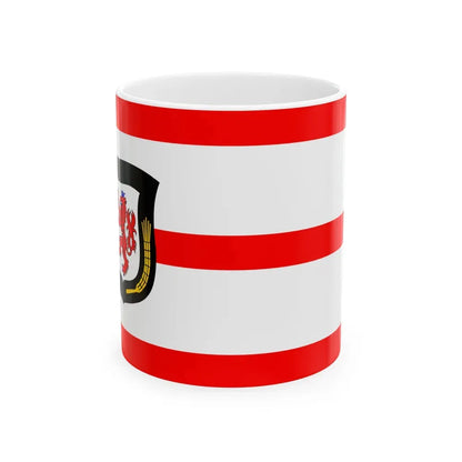 Flag of Mettmann Germany - White Coffee Mug 11oz - Go Mug Yourself