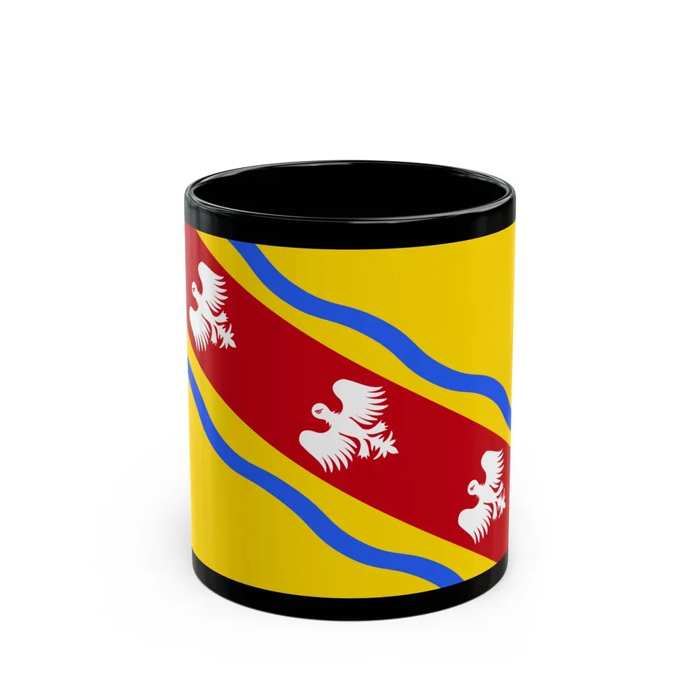 Flag of Meurthe et Moselle France - Black Coffee Mug-11oz-Go Mug Yourself