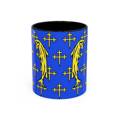 Flag of Meuse France 2 - Accent Coffee Mug 11oz Black - Go Mug Yourself