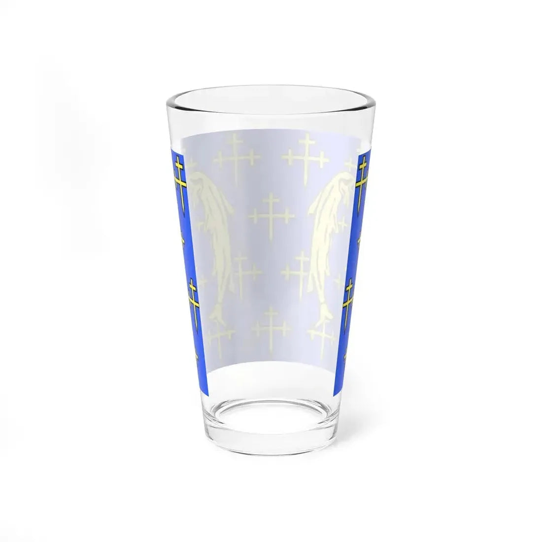 Flag of Meuse France 2 - Pint Glass 16oz - Go Mug Yourself