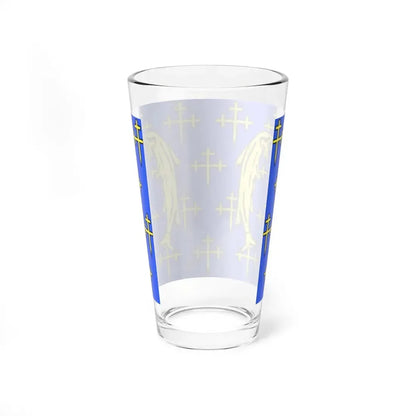Flag of Meuse France 2 - Pint Glass 16oz - Go Mug Yourself