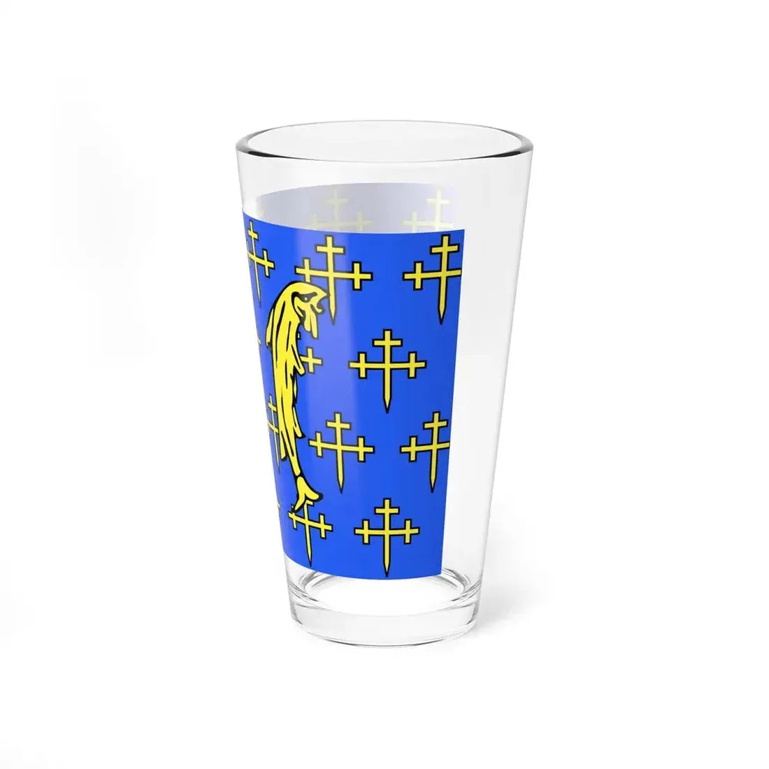 Flag of Meuse France 2 - Pint Glass 16oz - Go Mug Yourself