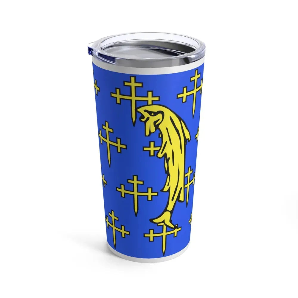 Flag of Meuse France 2 - Tumbler 20oz - Go Mug Yourself