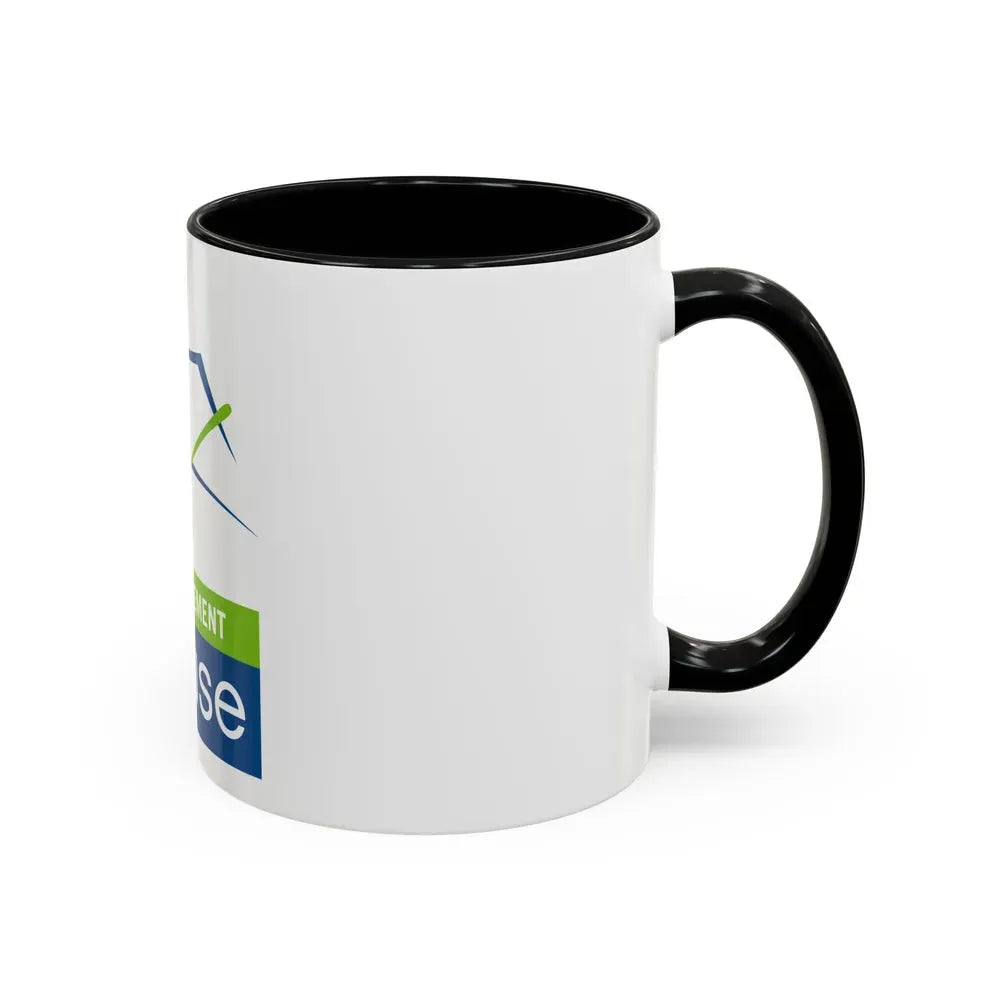 Flag of Meuse France - Accent Coffee Mug - Go Mug Yourself