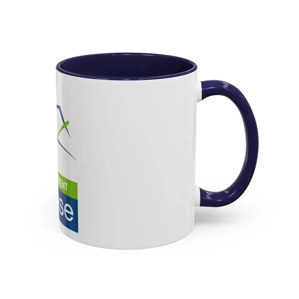 Flag of Meuse France - Accent Coffee Mug - Go Mug Yourself