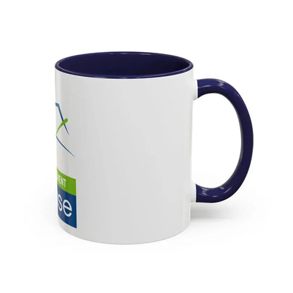 Flag of Meuse France - Accent Coffee Mug - Go Mug Yourself