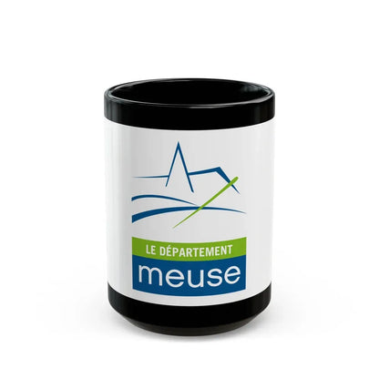 Flag of Meuse France - Black Coffee Mug 15oz - Go Mug Yourself