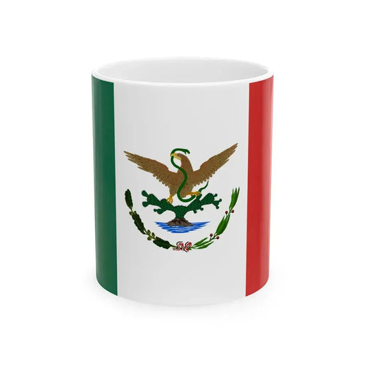 Flag of Mexico 1893-1916 (Mexico) White Coffee Mug 11oz - Go Mug Yourself